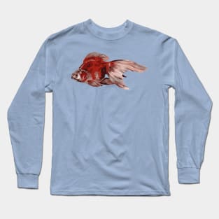 Ryukin Goldfish Isolated Long Sleeve T-Shirt